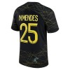 Officiële Voetbalshirt Paris Saint-Germain N. MENDES 25 Vierde Jordan 2022-23 - Heren